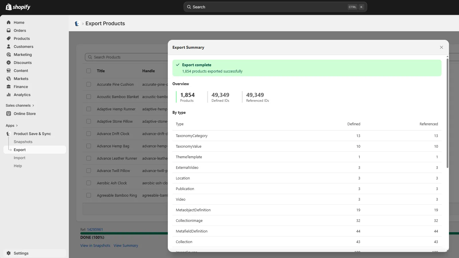 Variants, images & metafields preserved in a single pass
